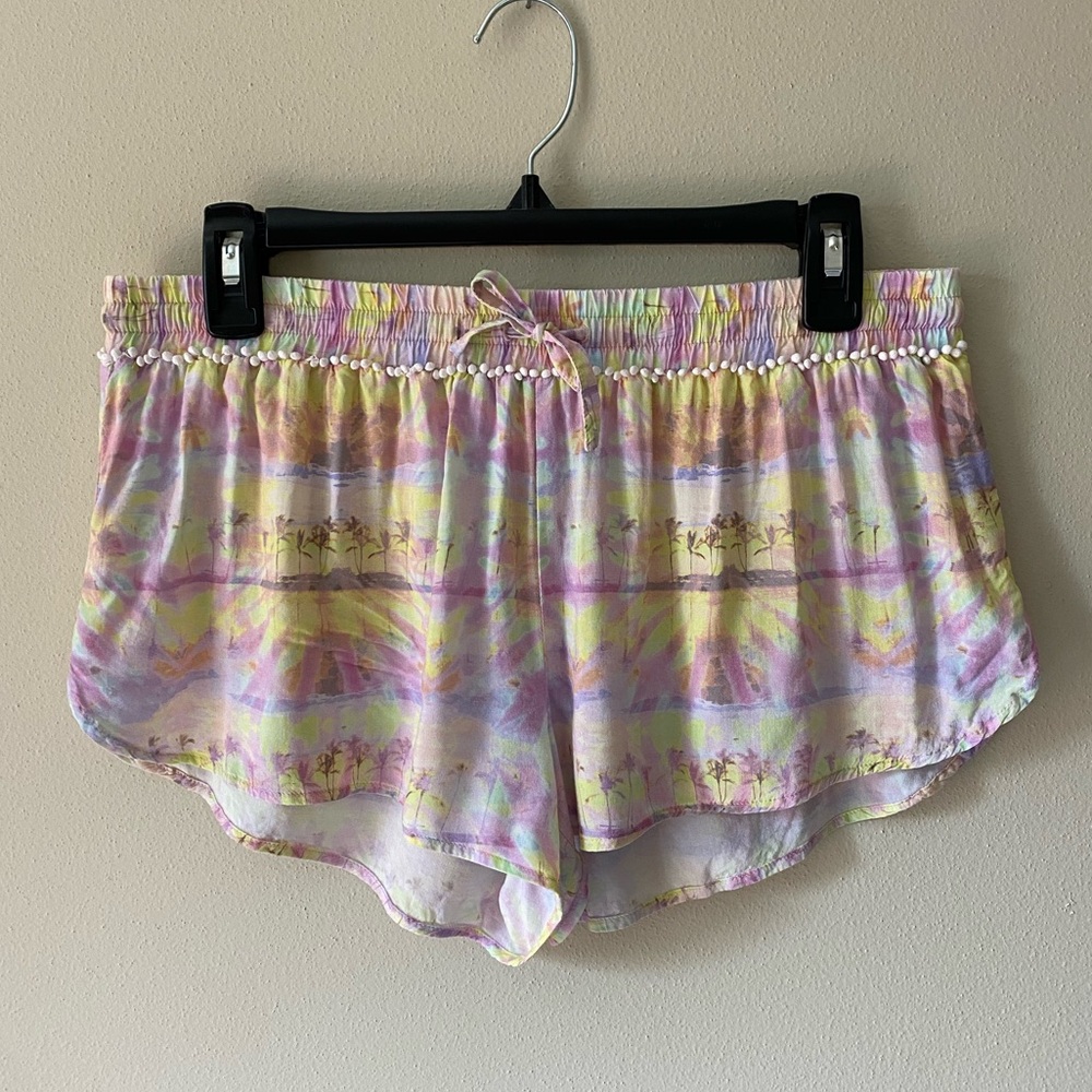 Victoria’s Secret Tie Dye Palm Tree Sleep Short
